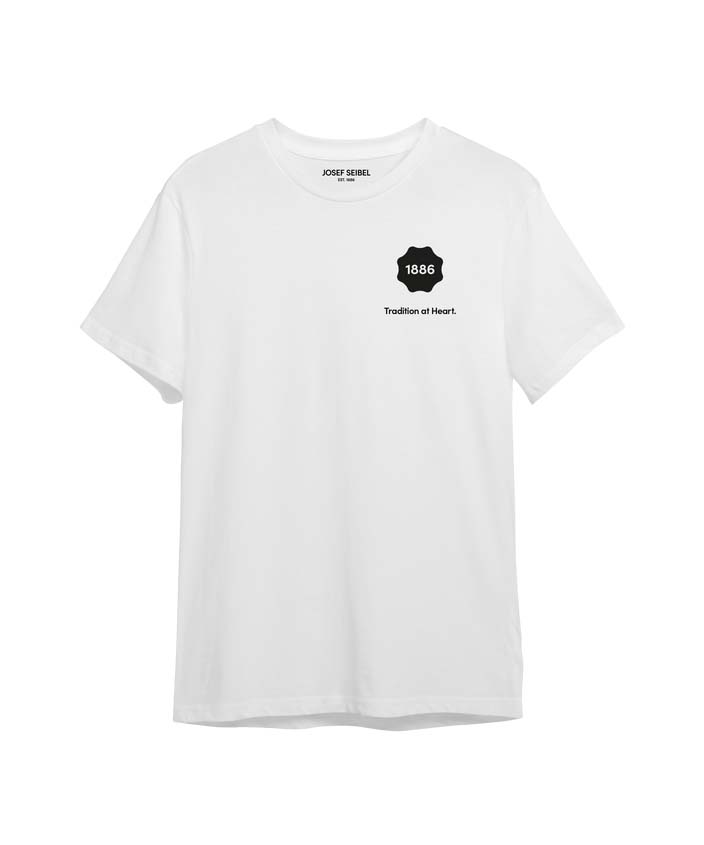 New Arrivals Josef Seibel T-shirt "Joy of Walking" - White